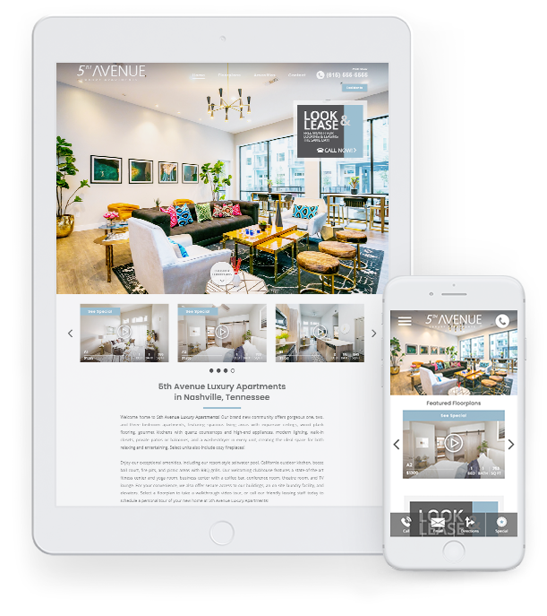 Multifamily Apartment site Design Property Management  Design RentVision